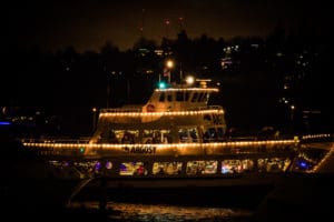 Goodtime III during Christmas Ship Festival