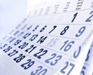 Early Booking Discount calendar